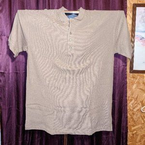 Reebok Golf Beige Polo Shirt XXL NWT